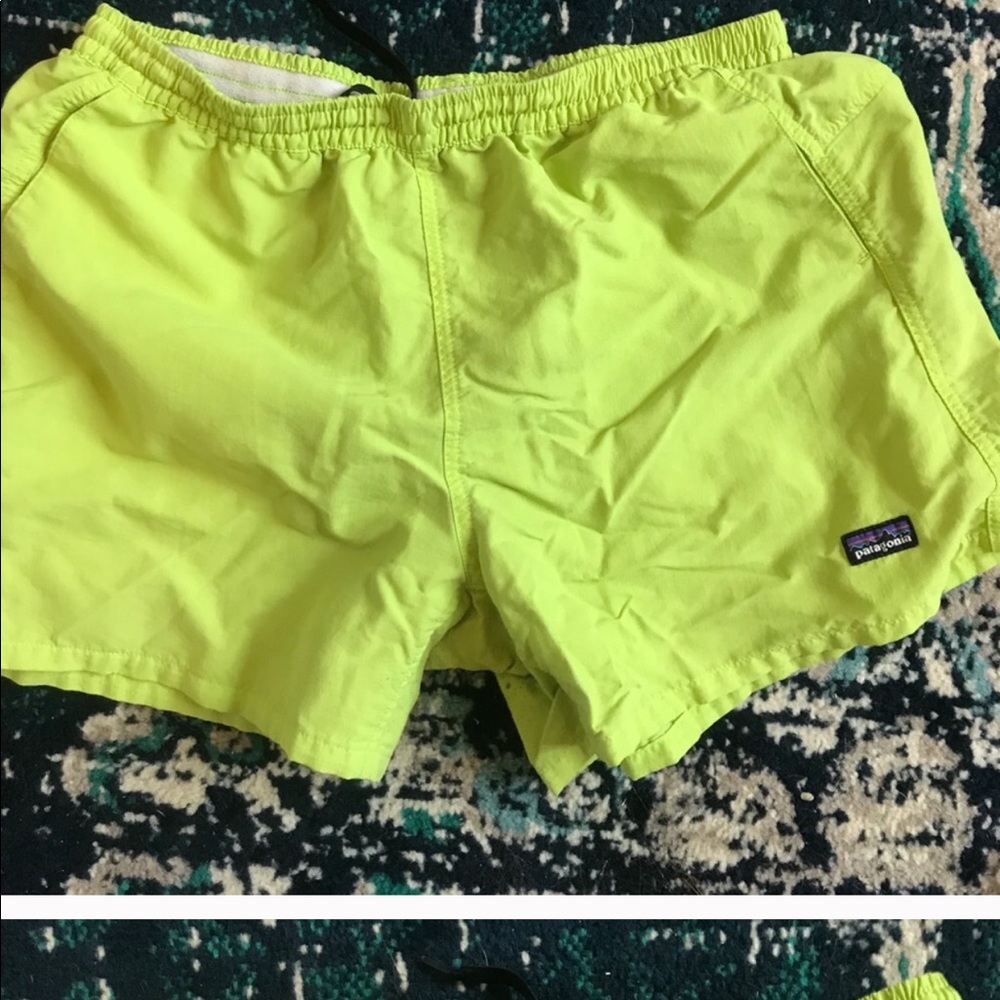 Yellow large Patagonia shorts